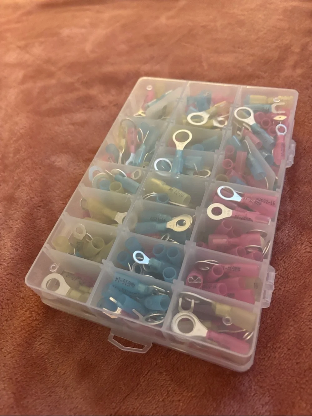 280pc Heat Shrink Wire Connector Kit - Multicolor